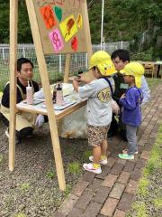 「チョコバナナください！！」「はい、どうぞ♪」