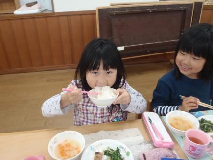「いただきます！！」