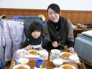 参加参観のお母さんと（ちゅうりぷ）
